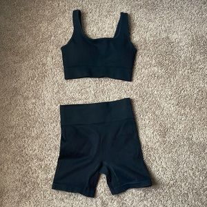Amazon seamless ribbed set workout